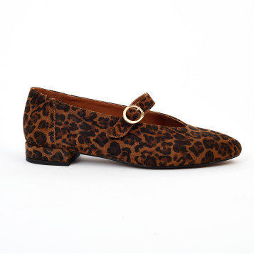 ballerines & babies cassandre leopard Maison Toufet