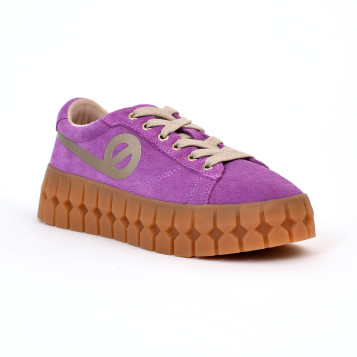 Baskets play sneaker w iris/l gold No name
