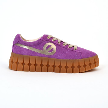 Baskets play sneaker w iris/l gold No name