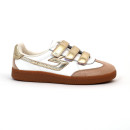 Baskets sheffield straps blanc/or Schmoove Femme