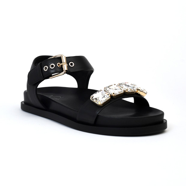 sandales & nu-pieds cristina noir AGL