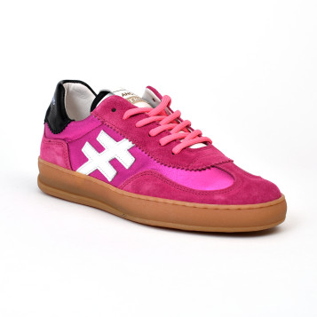 Baskets basket a032 poils de vache another trend vaca fuchsia another trend