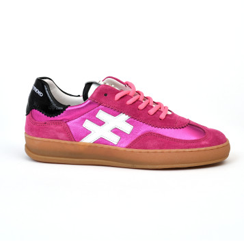 Baskets basket a032 poils de vache another trend vaca fuchsia another trend