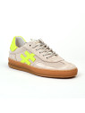 Baskets basket a032 poils de vache another trend vaca lin/jaune another trend