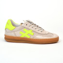 Baskets basket a032 poils de vache another trend vaca lin/jaune another trend