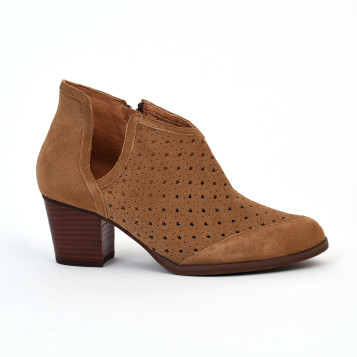 boots d'été solange camel Emilie Karston