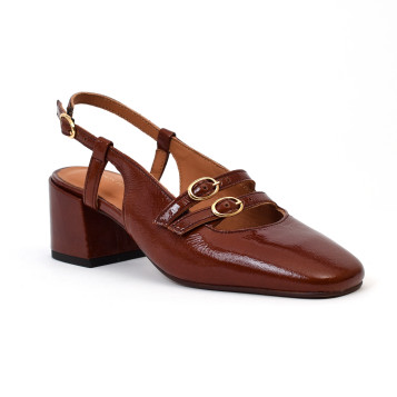 ballerines & babies berenice cognac Maison Toufet