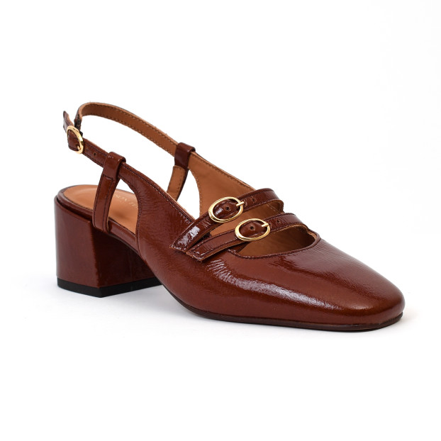 ballerines & babies berenice cognac Maison Toufet