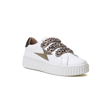 Baskets maggie jane cuir léopard vanessa wu