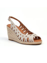 espadrilles compensées sarah beige Emilie Karston