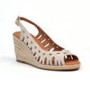 espadrilles compensées sarah beige Emilie Karston