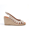 espadrilles compensées sarah beige Emilie Karston