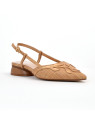 ballerines & babies tj616 naturel - or jeannot