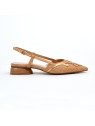 ballerines & babies tj616 naturel - or jeannot
