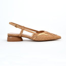 ballerines & babies tj616 naturel - or jeannot