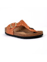 sandales & nu-pieds gizeh rivet leve dark rust Birkenstock