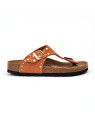 sandales & nu-pieds gizeh rivet leve dark rust Birkenstock