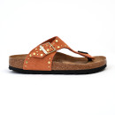 sandales & nu-pieds gizeh rivet leve dark rust Birkenstock