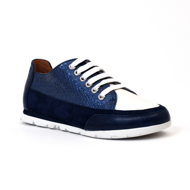 Baskets camina bleu Emilie Karston