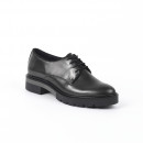 derbies & richelieus metallic leather lace up dark silver Tommy Hilfiger