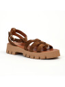 sandales & nu-pieds sadie camel Sms