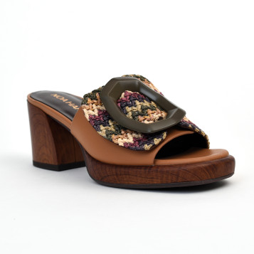 mules lili millie multi kaki noa harmon
