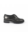 derbies & richelieus metallic leather lace up dark silver Tommy Hilfiger