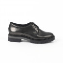derbies & richelieus metallic leather lace up dark silver Tommy Hilfiger