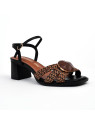 sandales à talons 9968 noir-marron noa harmon