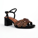 sandales à talons 9968 noir-marron noa harmon