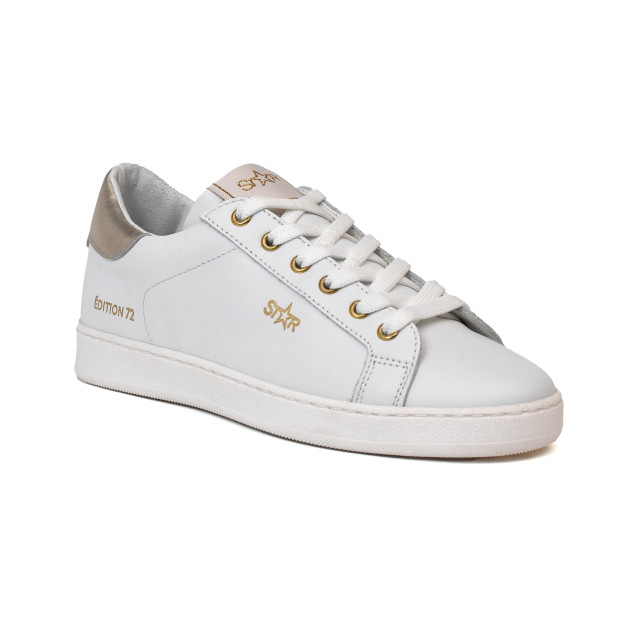 Baskets 8403 my blanc et or Myma