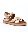 sandales & nu-pieds 113117 gold inuovo