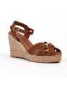 sandales compensées a8609 cognac Billi Bi