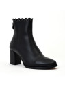 bottines à talons giselle clous noir Maison Toufet