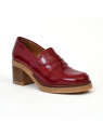 mocassins à talons 9030 rouge J Hay