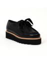 derbies & richelieus mocassin myma 8514 cuir vernis noir noir Myma