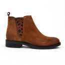 Bottines dalia camel-léo
