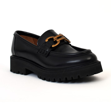Mocassin naomy noir Maison Toufet