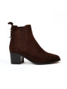 bottines à talons cecilia marron Maison Toufet