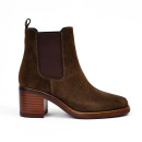 bottines à talons 5531 kaki Alpe