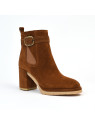 bottines à talons 5516 camel Alpe