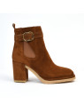 bottines à talons 5516 camel Alpe