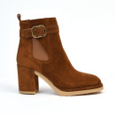 bottines à talons 5516 camel Alpe