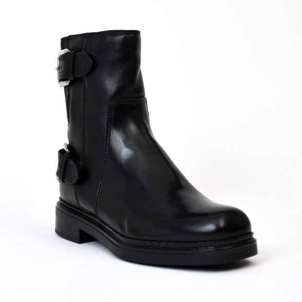 Bottines p93203-102 noir -boucle acier Mjus