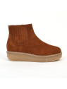 Bottines pallas zip beetle caramel Schmoove Femme