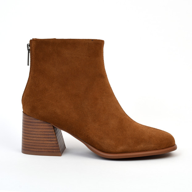 bottines à talons skara cognac Schmoove Femme