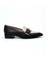 Mocassin 254262 noir-blanc Hispanitas