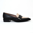Mocassin 254262 noir-blanc Hispanitas