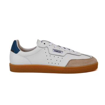 baskets lumbo m blanc-bleu Faguo