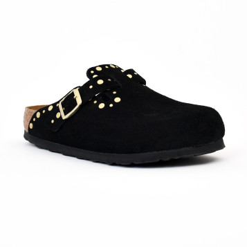 sabots boston rivet black Birkenstock